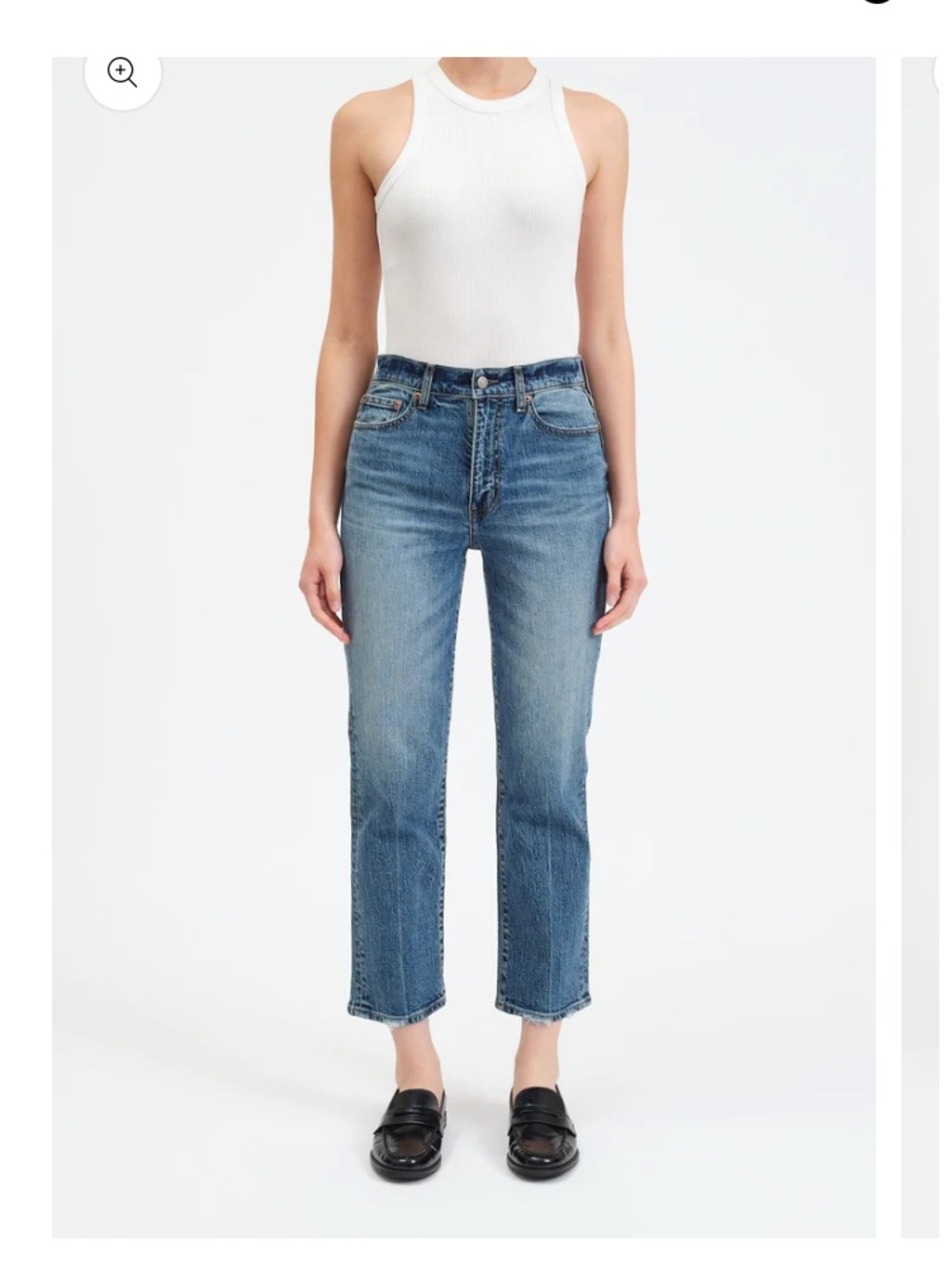 Daze High Rise Cropped Jean